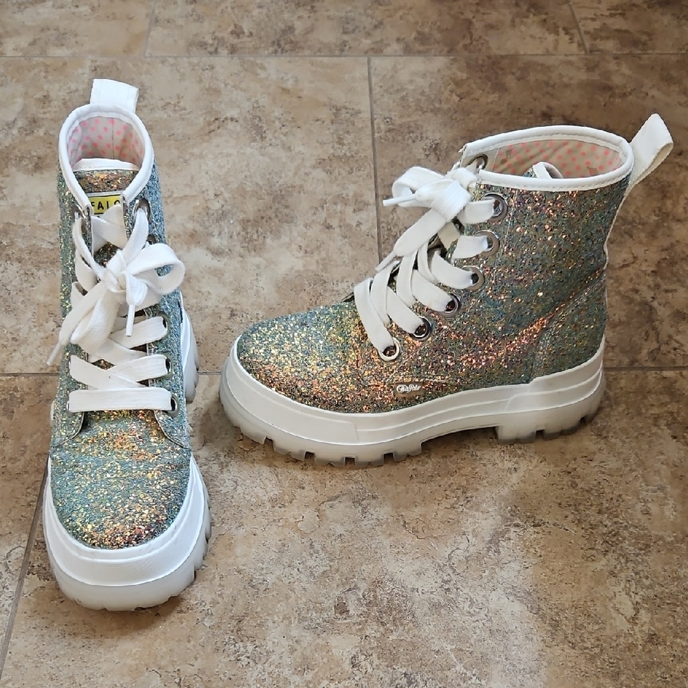 Buffalo David Bitton Multicolor Glitter Women's Boots